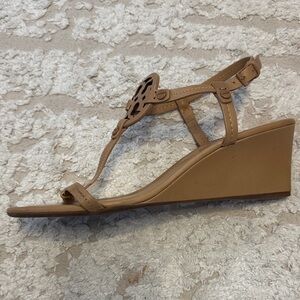 Tory Burch Tan Wedge Sandals